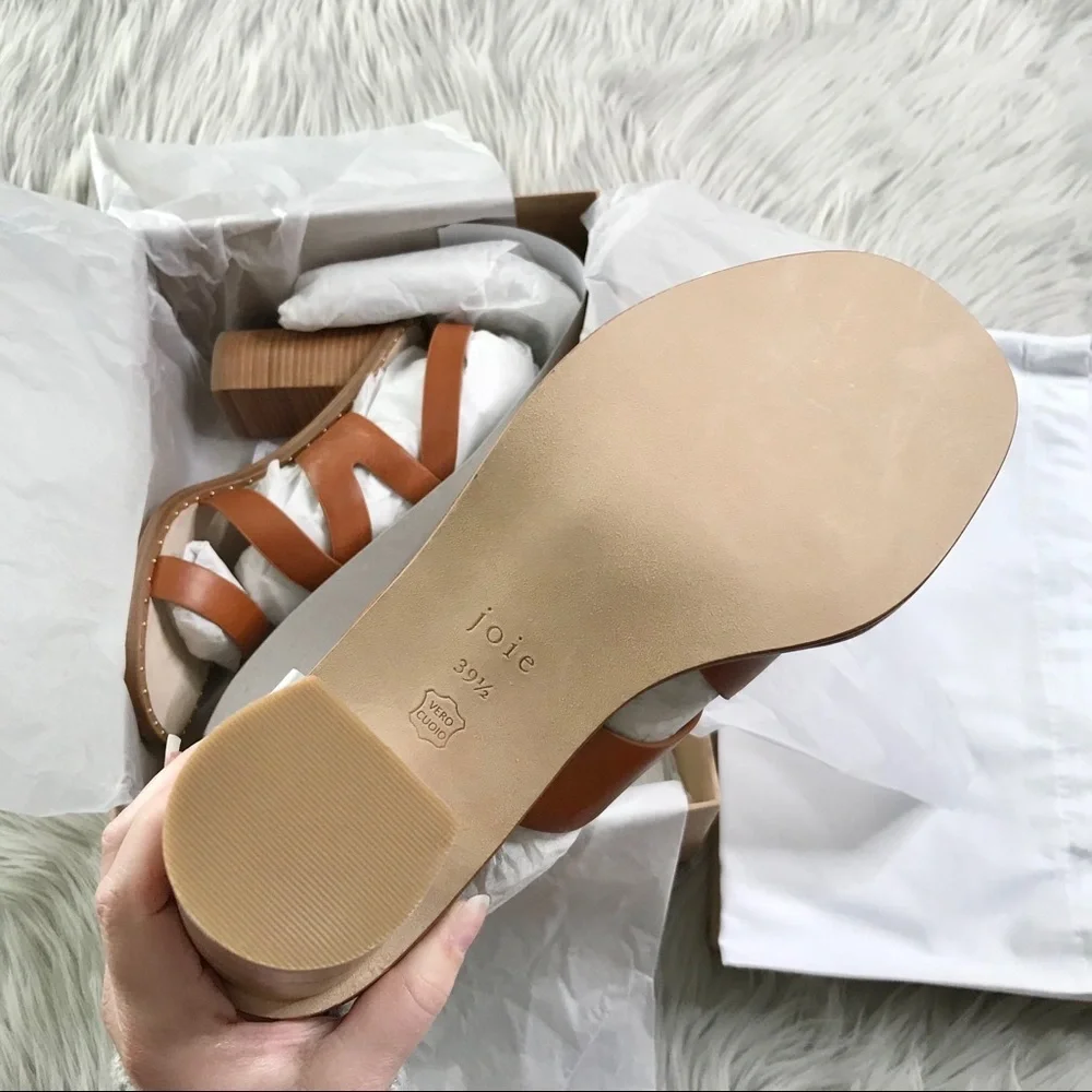 Joie Onfer Tan Leather Sandals
